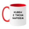 Kubek personalizowany biały – nadruk z napisem, hit sprzedaży, must-have
