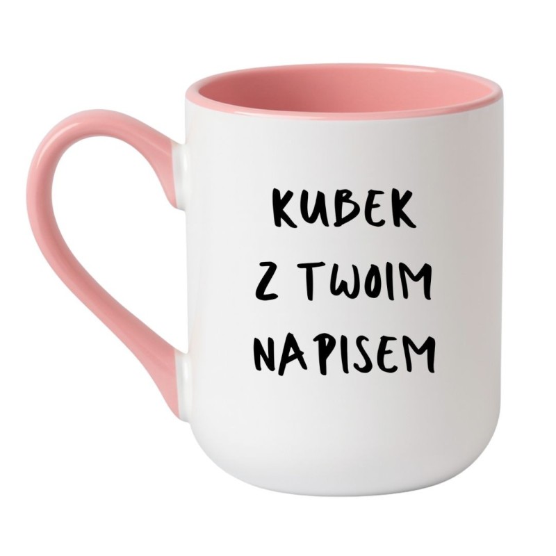 Kubek ceramiczny personalizowany – autorski nadruk, prezent z humorem