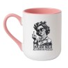 Kubek elegancki biało-różowy 330 ml z wulgarnym nadrukiem – chamski kubek bez cenzury, must-have.