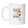 Kubek z napisem HalloWine – gadżet na Halloween