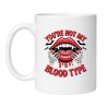 Kubek You’re Not My Blood Type – prezent z czarnym humorem