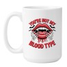 Kubek z napisem You’re Not My Blood Type – zabawny prezent