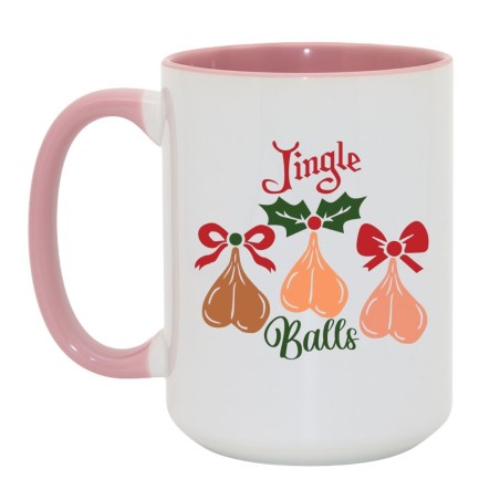 Kubek 450 ml Jingle Balls – zabawny kubek świąteczny