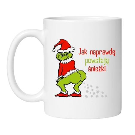 Kubek z Grinchem idealny prezent na święta dla dorosłych z humorem