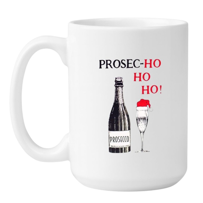 Kubek z nadrukiem prosecco prezent na Mikołajki dla kobiet