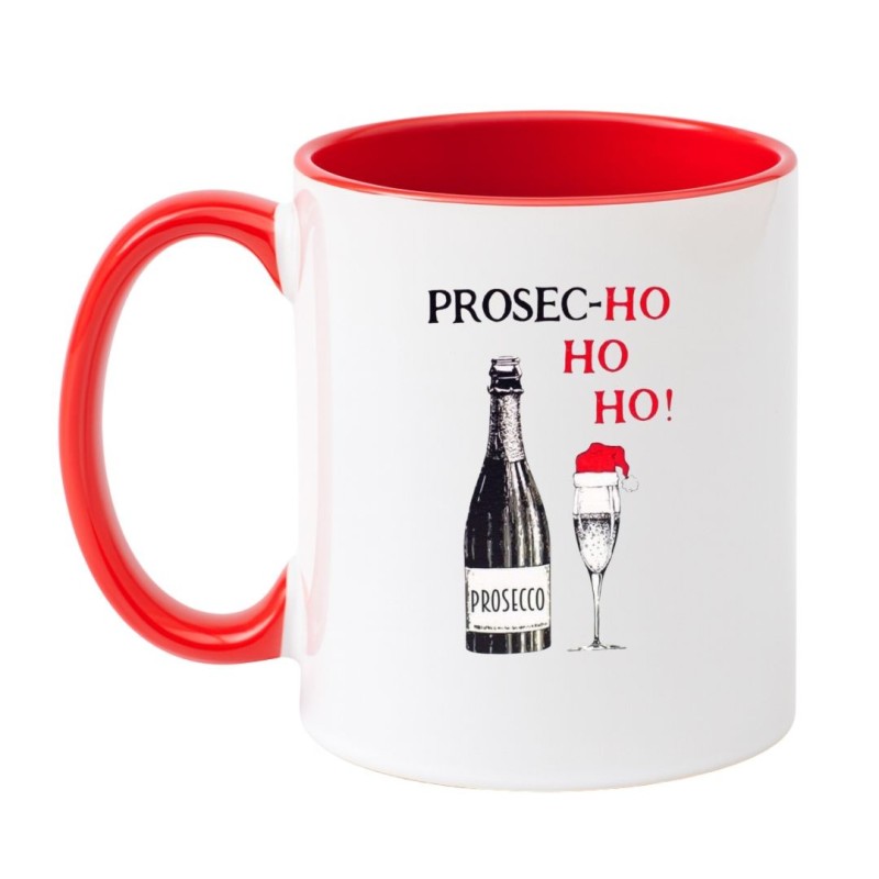 Oryginalny kubek świąteczny z prosecco prezent dla niej