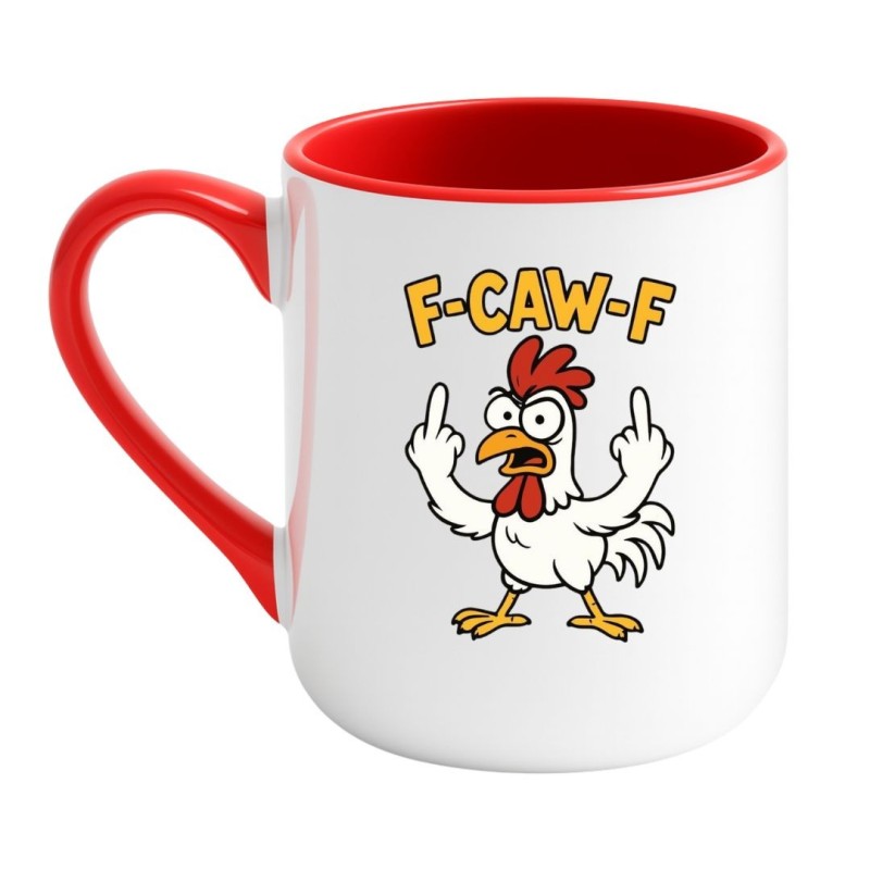 Kubek F-CAW-F z nadrukiem kura z pazurem