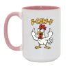 Kubek z napisem F-CAW-F prezent dla fanów czarnego humoru