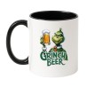 Kubek biały Grinch Beer prezent na Mikołajki z humorem
