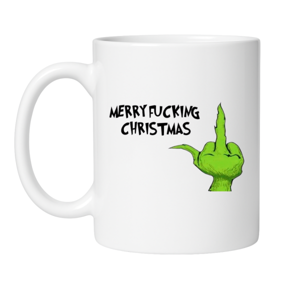 Śmieszny kubek Merry Fucking Christmas prezent dla dorosłych