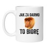 Śmieszny kubek biały 330 ml z humorystycznym nadrukiem – idealny gadżet do biura lub na prezent.