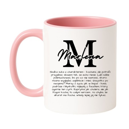 kubek marlena ceramiczny dla przyjaciółki
