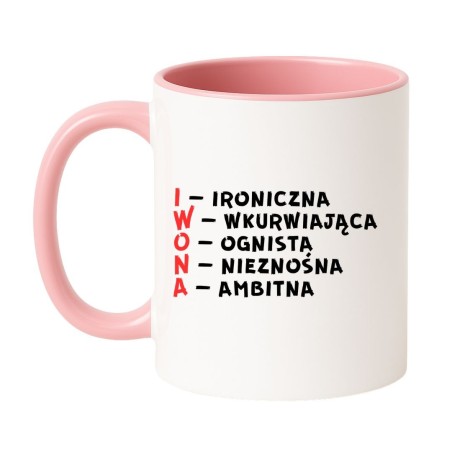 prezent dla iwony kubek imienny do kupienia limitowana edycja