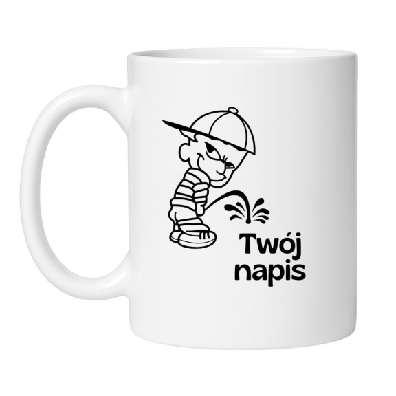 personalizowany kubek z własnym napisem śmieszny prezent