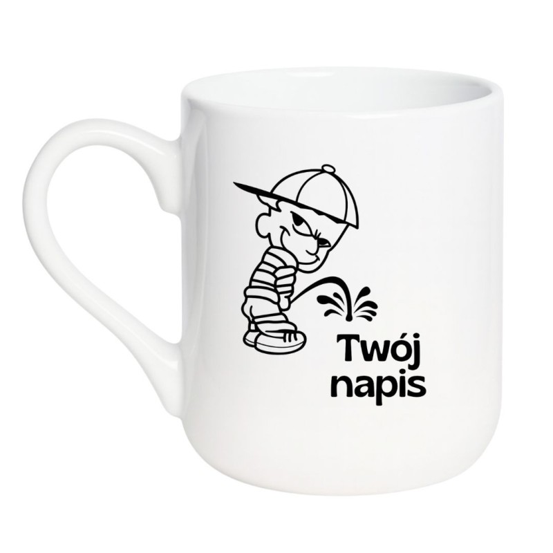 śmieszny kubek z napisem twój napis kup teraz limitowana seria