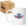 Kubek biały 330 ml z nadrukiem Top Dad – zestaw 36 sztuk HURT dla sklepu