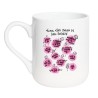 Kubek elegancki biały 330 ml z rysunkową grafiką – must-have dla kawoszy